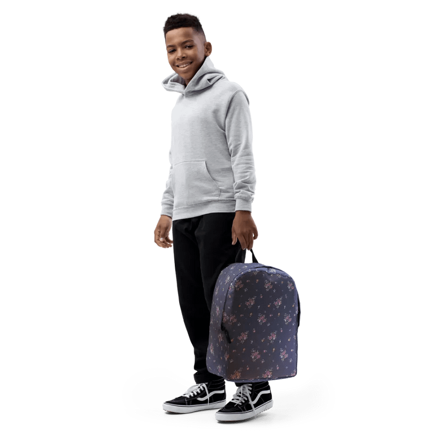 "A896" Floral Dreams Minimalist Backpack product image (11)