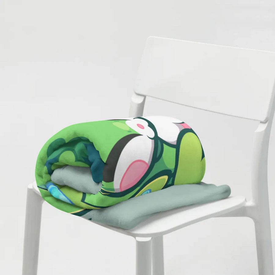 Sleeping Chloe • Throw Blanket (Opal) product image (7)