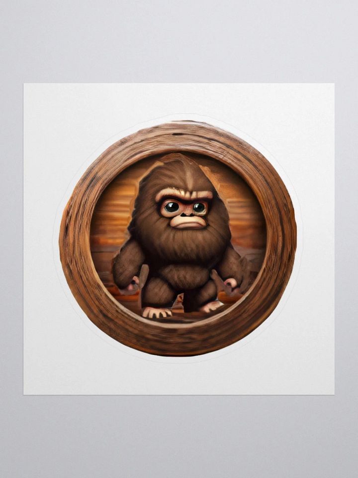 Sasquatch Coin Sticker! product image (1)