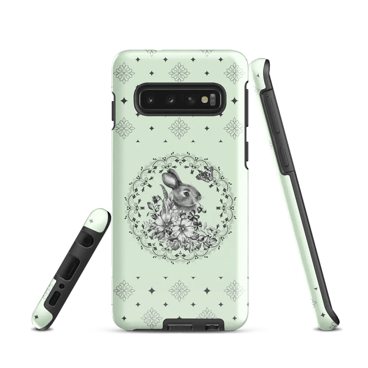 Floral Rabbit Diamond Tough Case product image (1)