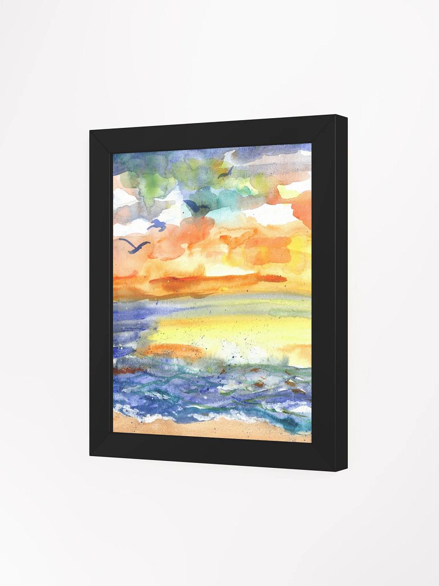 Playful Sea Framed Print product image (11)