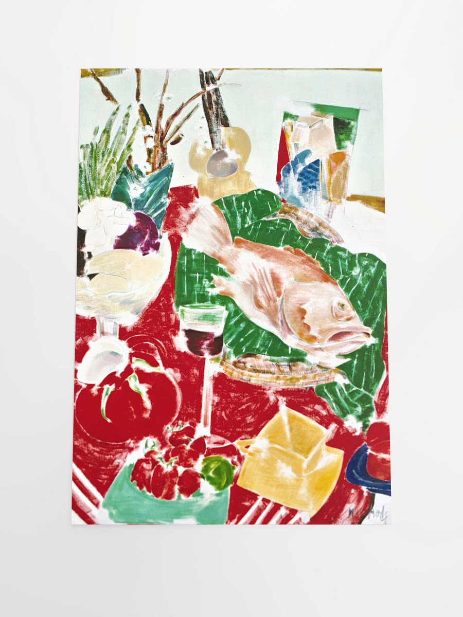 Still Life with Fish #2 (1985) print product image (2)