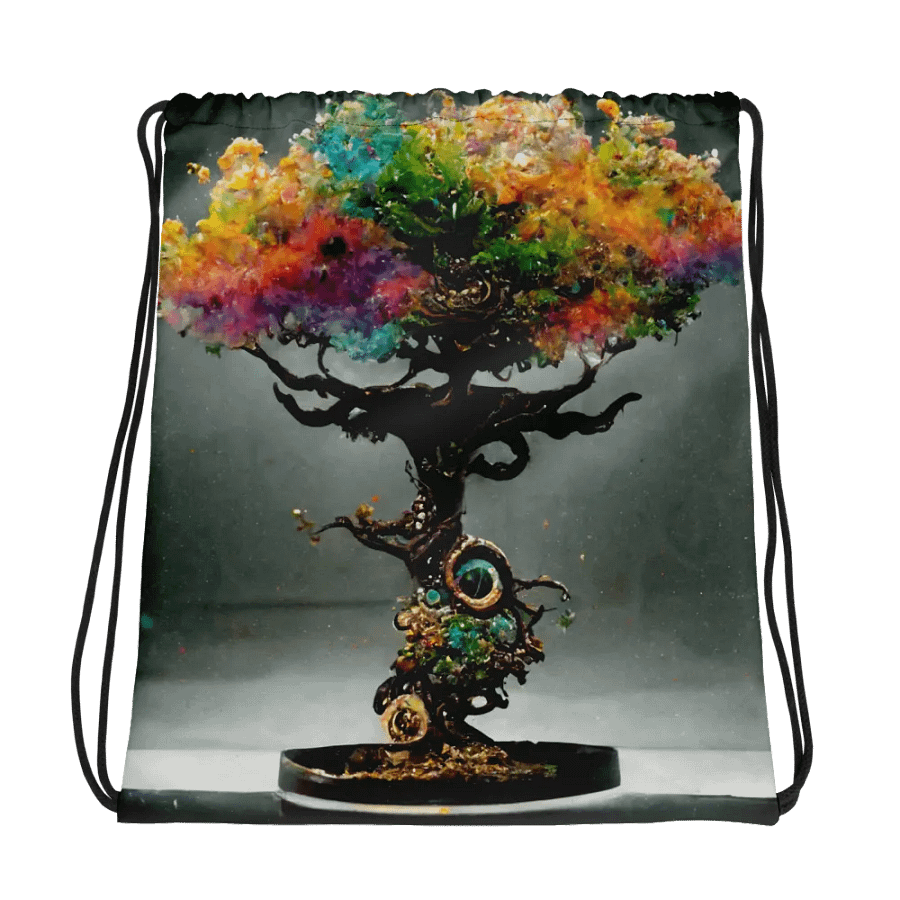 Ethereal Foliage Drawstring Bag product image (1)