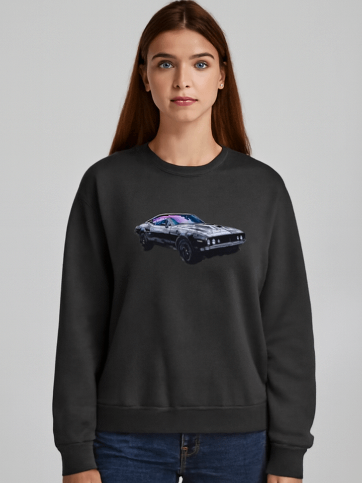 Vintage Muscle Car Graphic Sweatshirt product image (1)