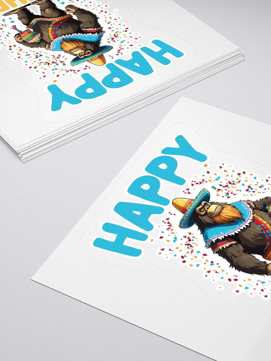 Happy Birthday (Mexican Sasquatch) Sticker product image (12)