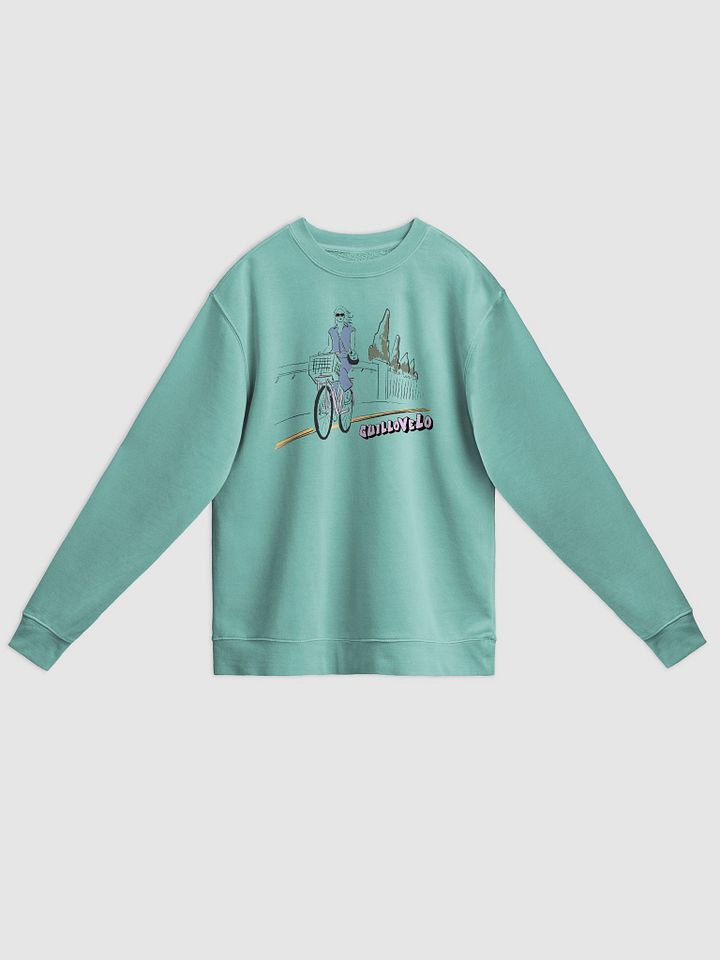 GUILLOVELO VINTAGE PIGMENT DYED BIKE SWEATSHIRT product image (1)