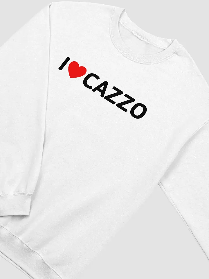 I ♥️ cazzo crewneck light product image (5)
