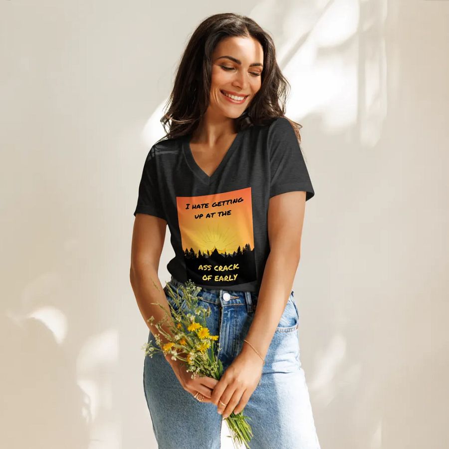 V-Neck T-Shirt - Ass Crack of Early product image (36)