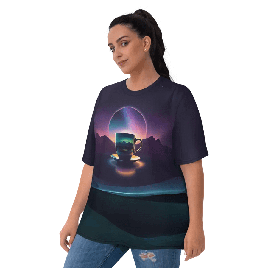 Coffee Sunset All Over Print T-shirt product image (6)