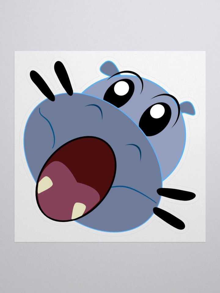 Fiona Gasp Sticker 3x3 inch product image (1)