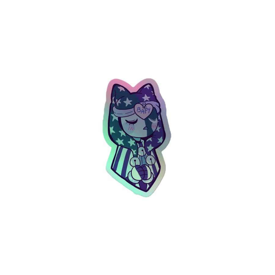 Holographic BAPY sticker product image (3)