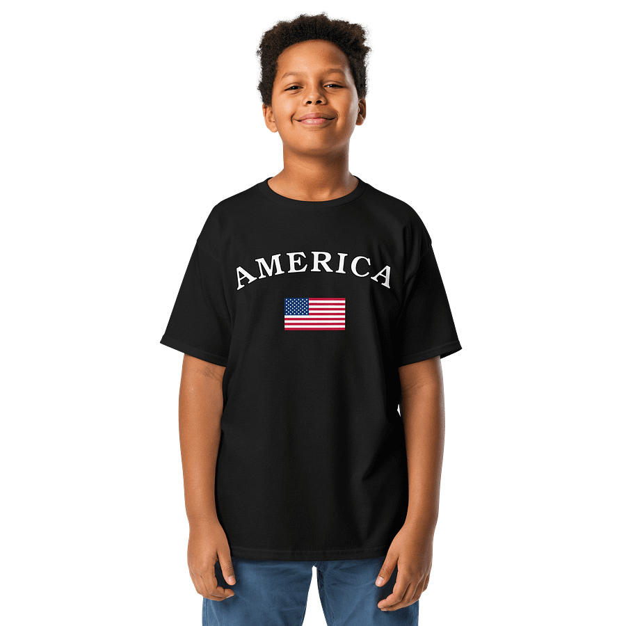Gildan Youth Classic Tee-America product image (6)