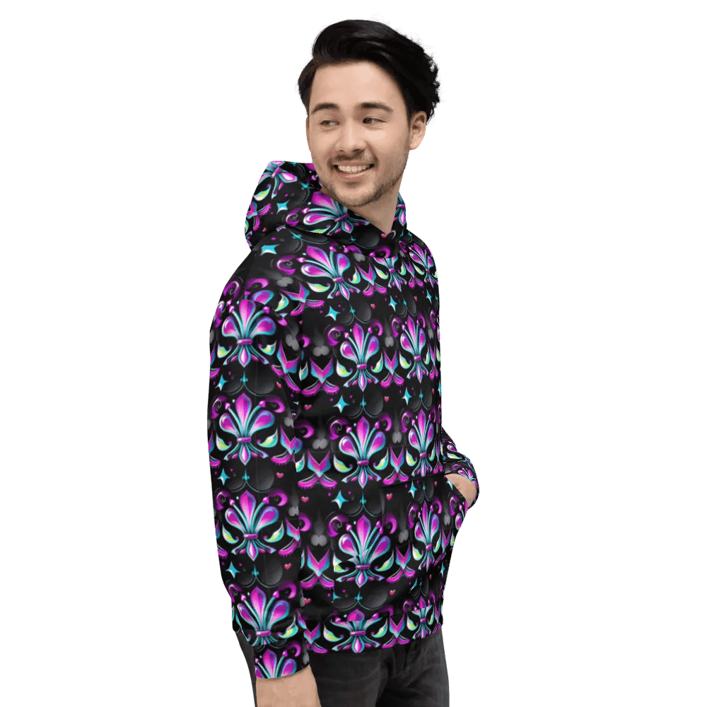 Mardi Gra All Over Print Hoodie` product image (9)