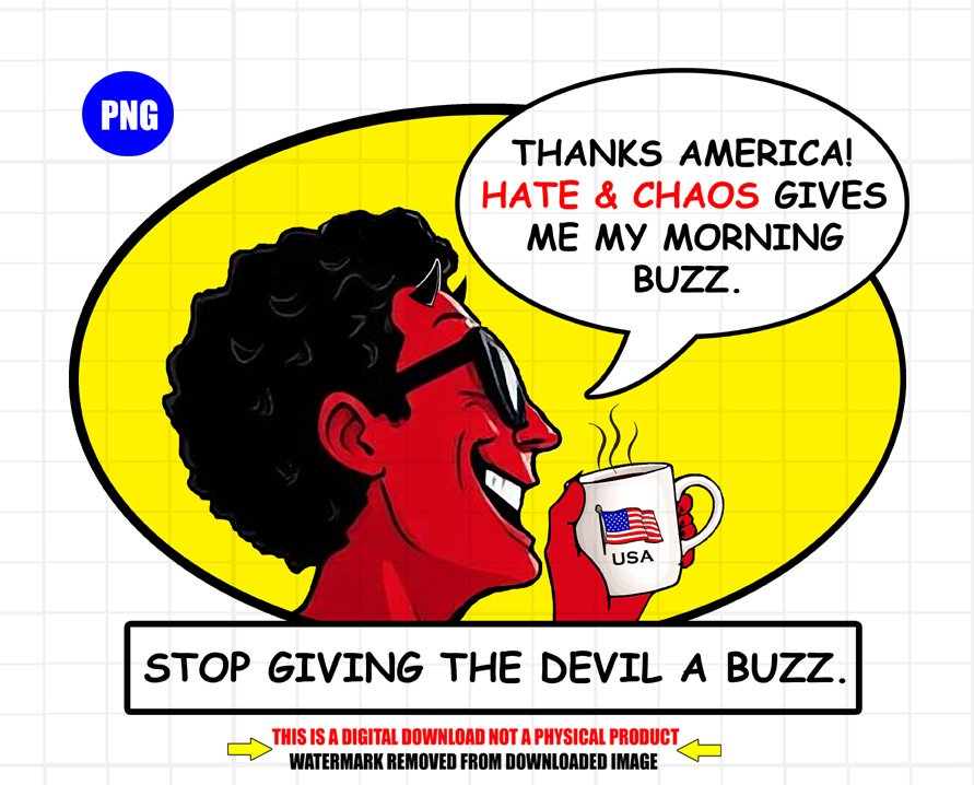 America Stop Giving The Devil A Buzz - Digital Download product image (1)