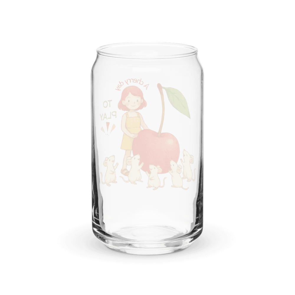 A Cherry Day Can-Shaped Glass product image (2)