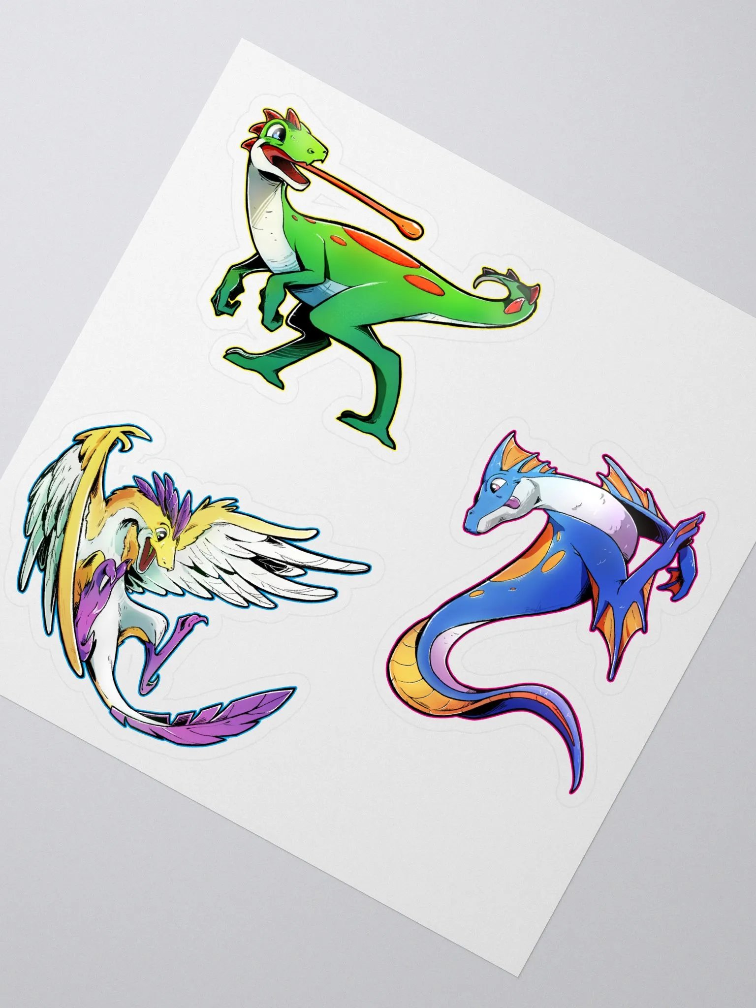 Mochee The Dragon Stickers product image (1)