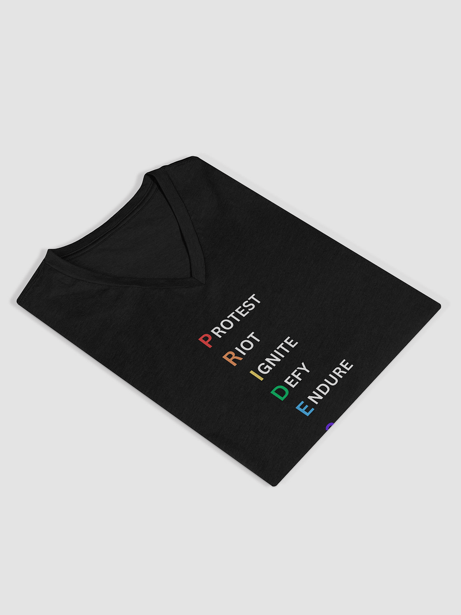 Pride 365 (protest, riot, ignite, endure) Relaxed V-Neck Tee product image (9)