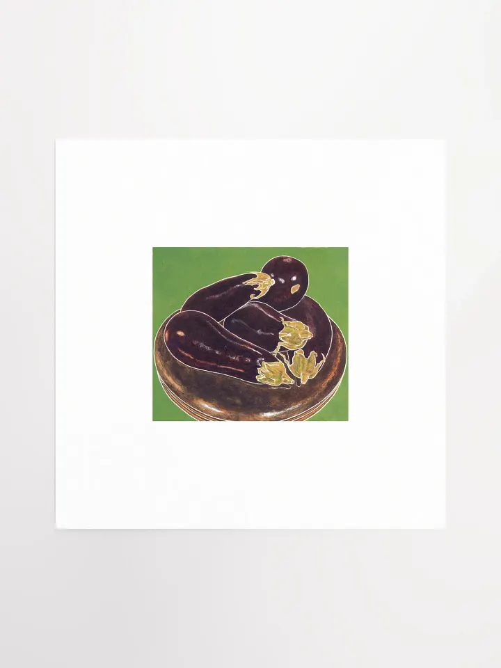 eggplant and piano stool Print product image (1)