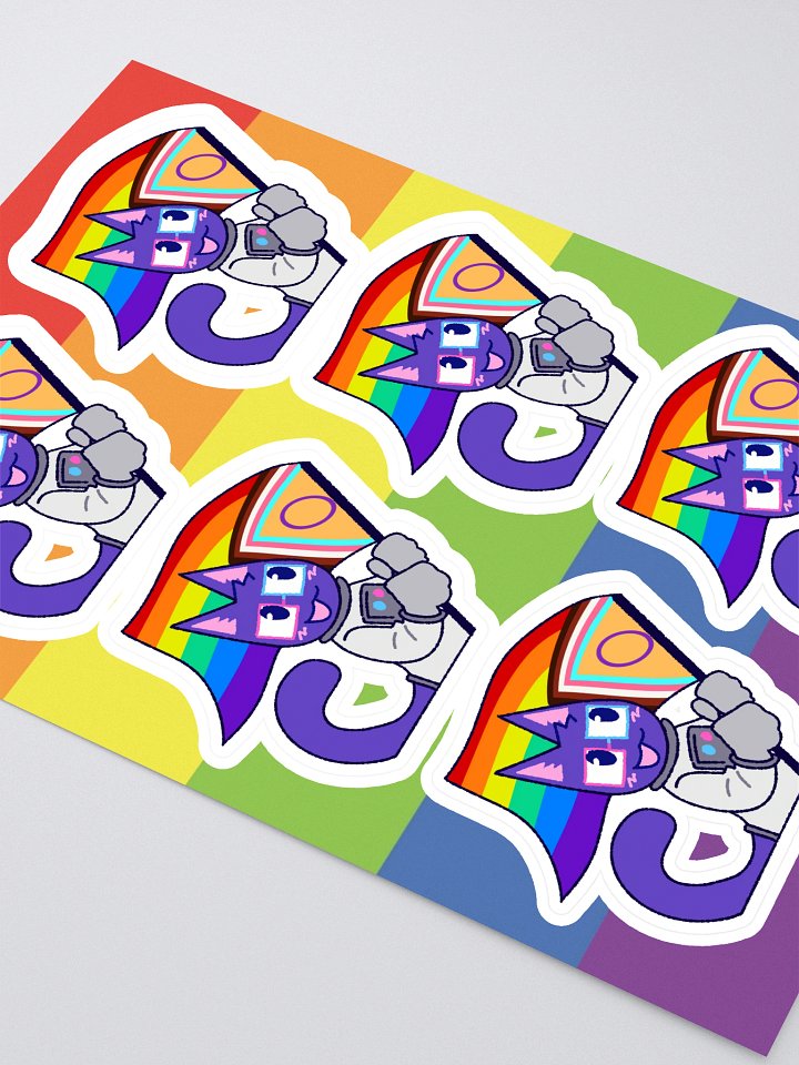 LGBTQIA+ pride kaykay sticker sheet product image (2)