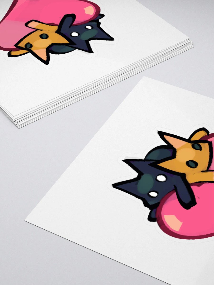 Rocky and Chile Heart Sticker product image (10)