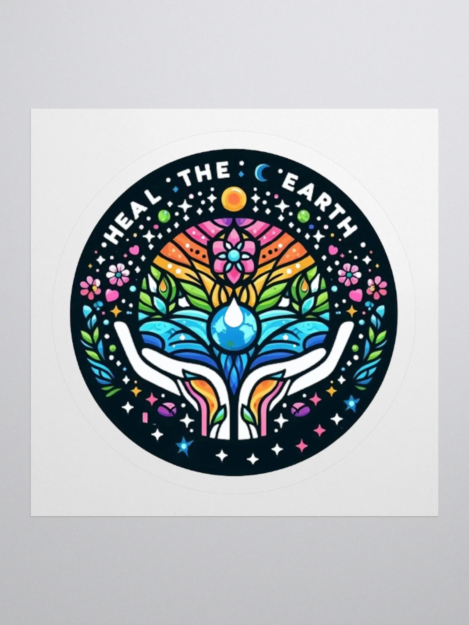Heal the Earth Symmetry Stickers product image (3)