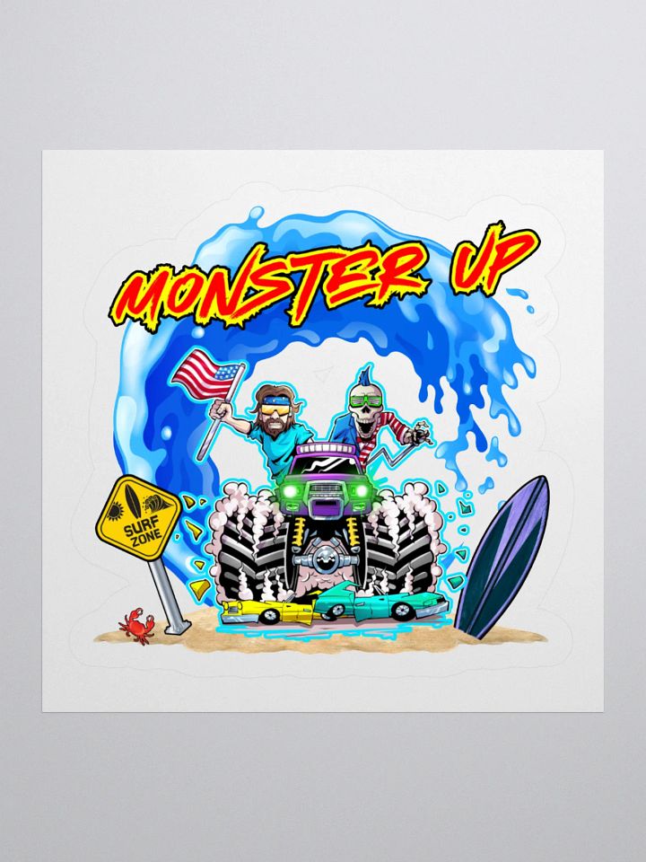 MONSTER UP STICKER product image (1)
