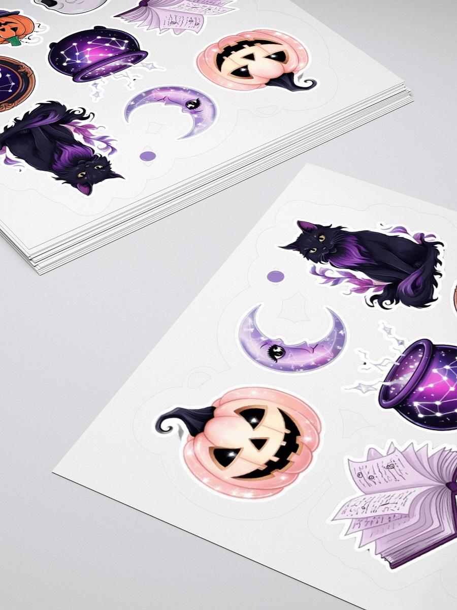 Mystical Halloween Kiss Cut Stickers Set product image (12)