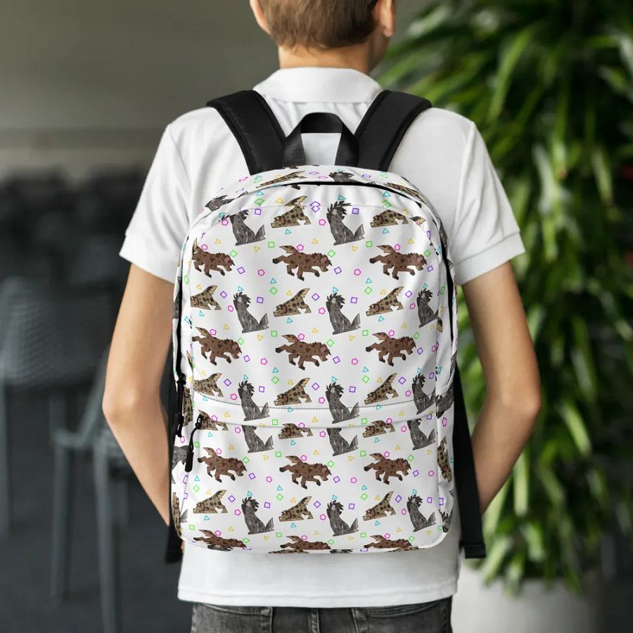 Hyena Shapes Backpack product image (3)