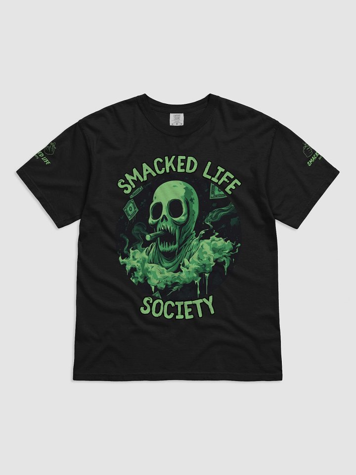 Ghosted & Gassed Tee – Puffin’ Loud, Pockets Proud (Smacked Life Society Exclusive) product image (1)