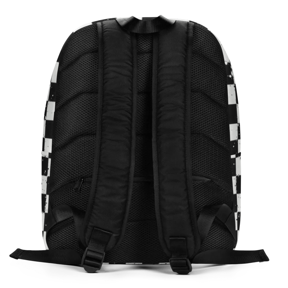 Distorted Monochrome Wave Backpack product image (5)