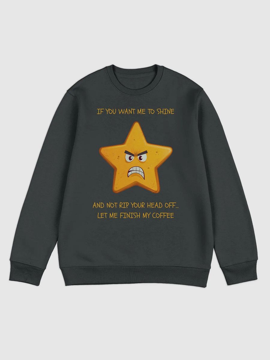 Angry Star Coffee Lover classic Sweatshirt product image (1)