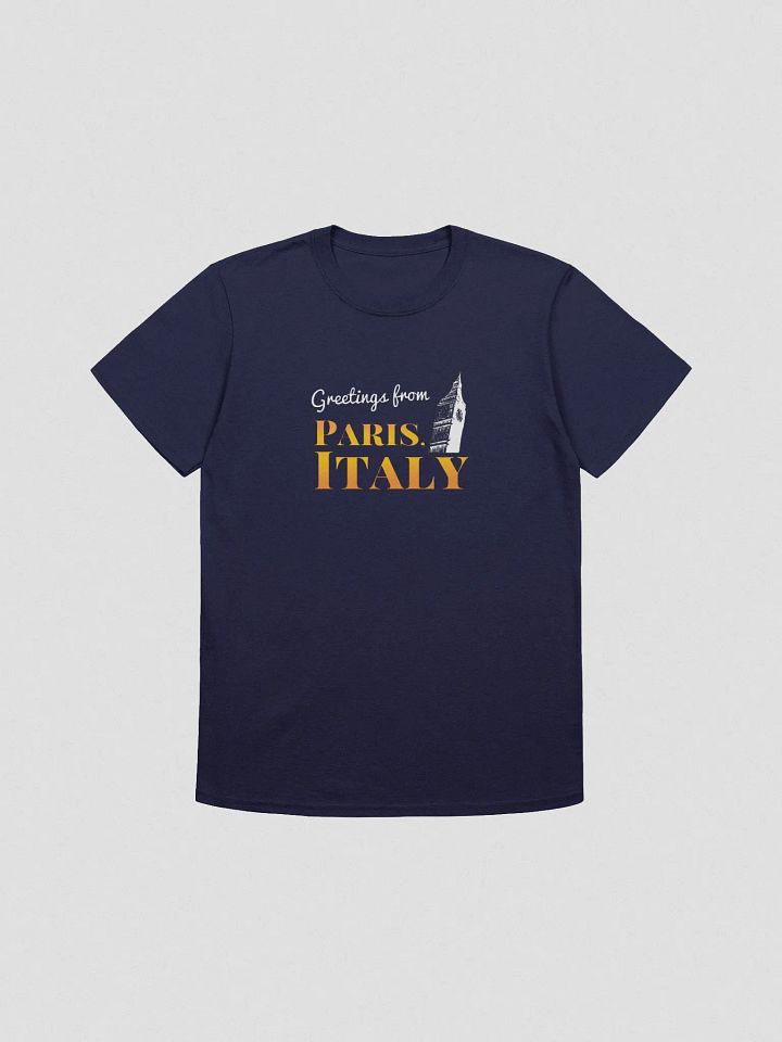 Paris, Italy travel shirt product image (1)