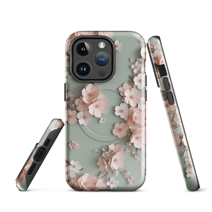 SAKURA PAPER FLOWER MagSafe® Phone Case for iPhones® product image (1)