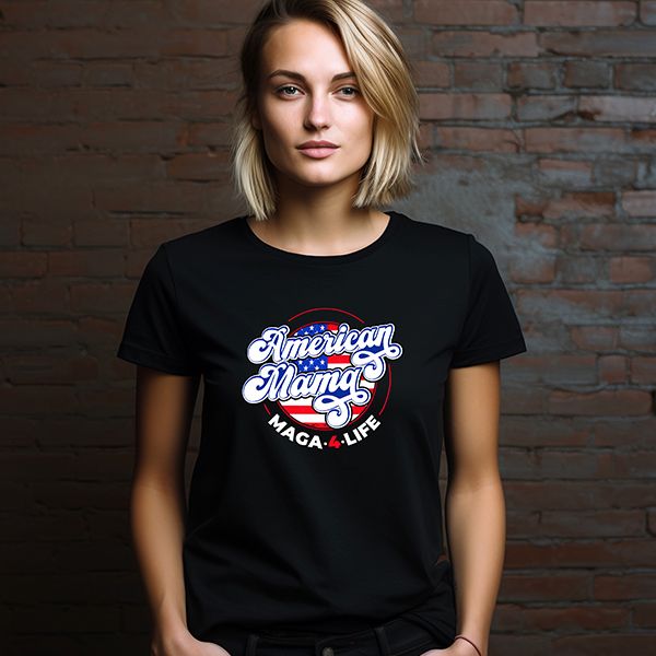 American Mama Patriotic T-Shirt product image (1)