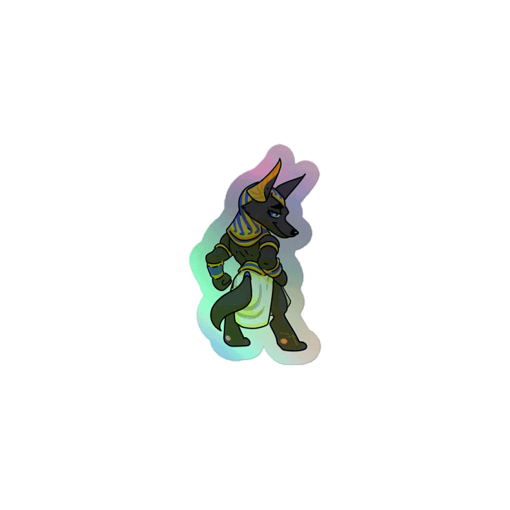 Holographic Anubis Sticker product image (1)