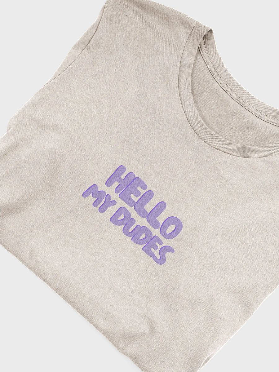 Hello My Dudes Purple Tee product image (1)
