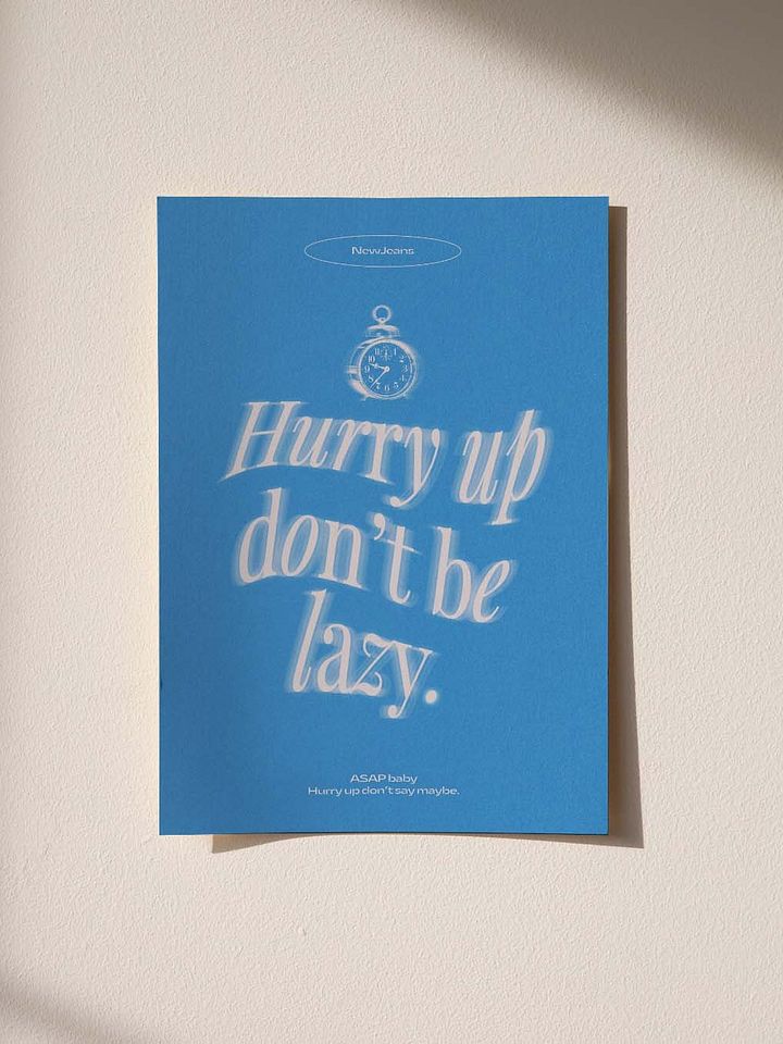 ASAP - NewJeans KPOP Digital Printable Wall Art Poster (A1 SIZE) - Instant Download product image (2)