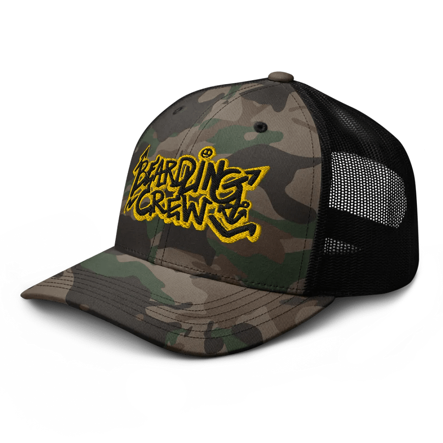 Beardling Crew OG - Camouflage Trucker Hat product image (4)