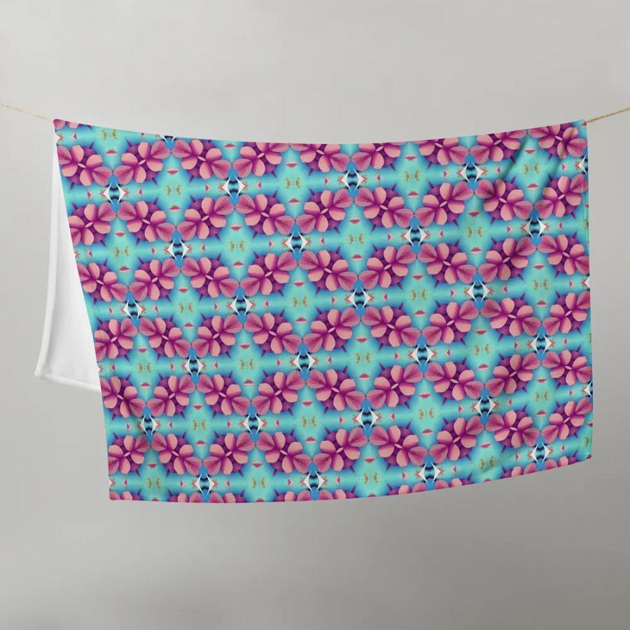 Blush & Bloom Throw Blanket product image (9)