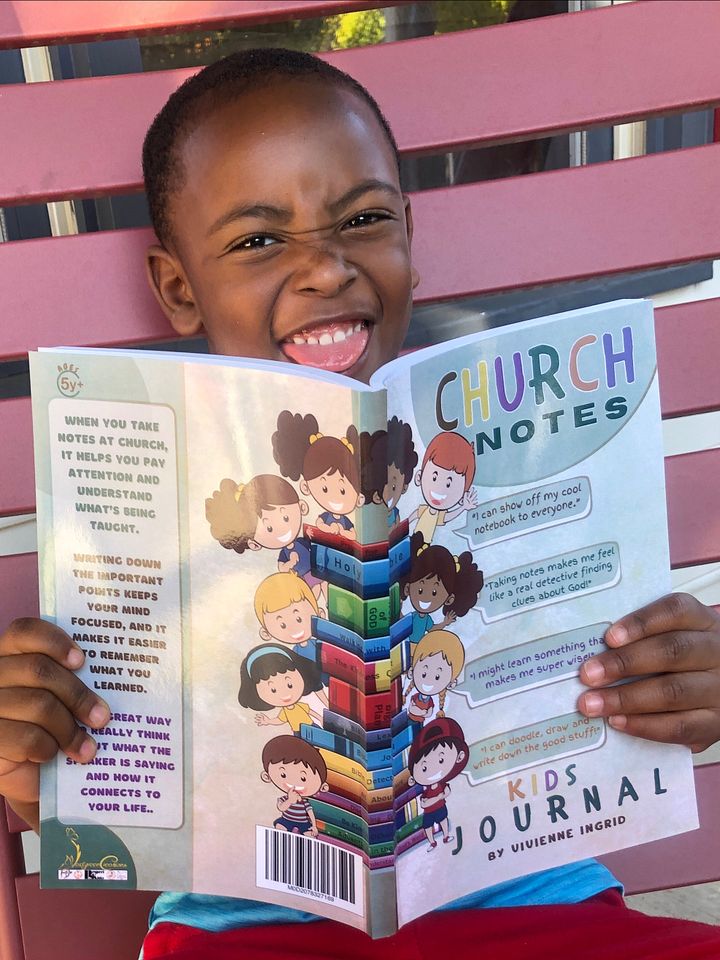 Church Notes Journal. 52 -Week Kids Interactive Notebook Journal product image (1)