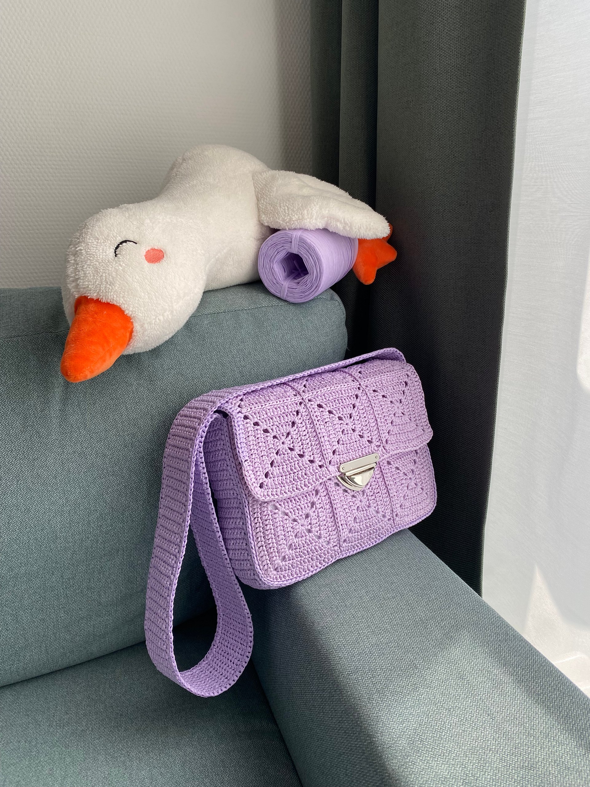 Crochet Pattern Puzzle Bag (PDF Pattern and YT English Video Tutorial) product image (2)