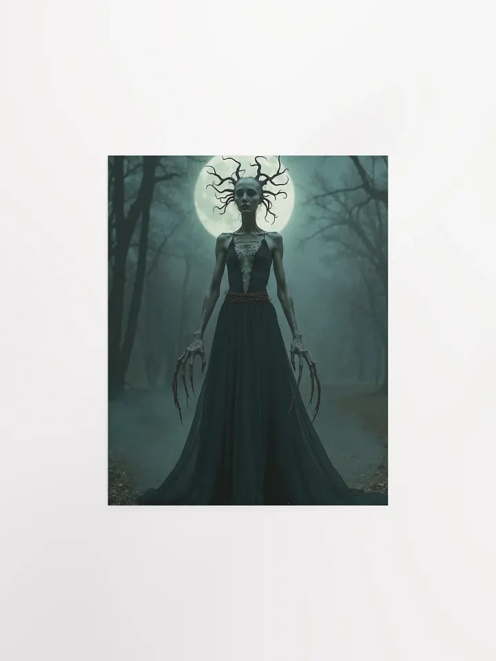 Moonlit Forest Witch Poster product image (6)