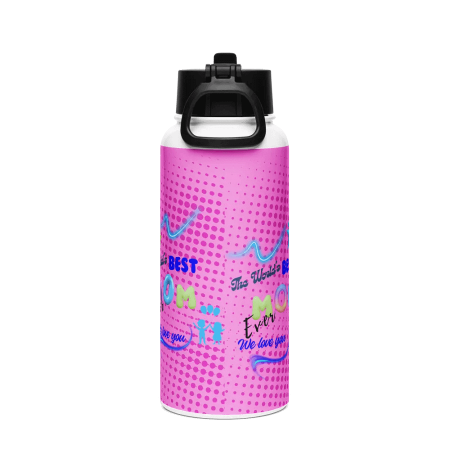 Best Mom Ever! Stainless Steel Water Bottle for moms on mothersday product image (2)