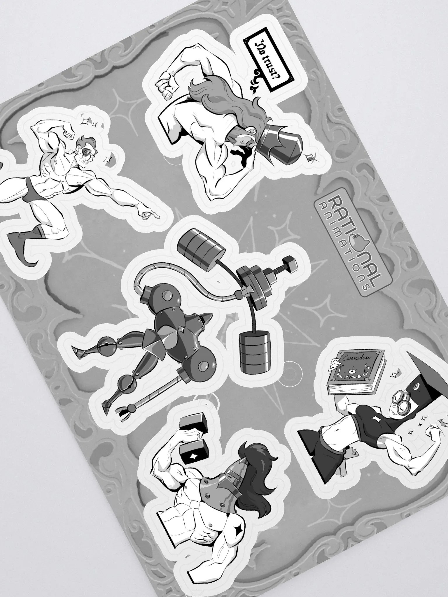 The King and the Swolem - Sticker sheet product image (2)