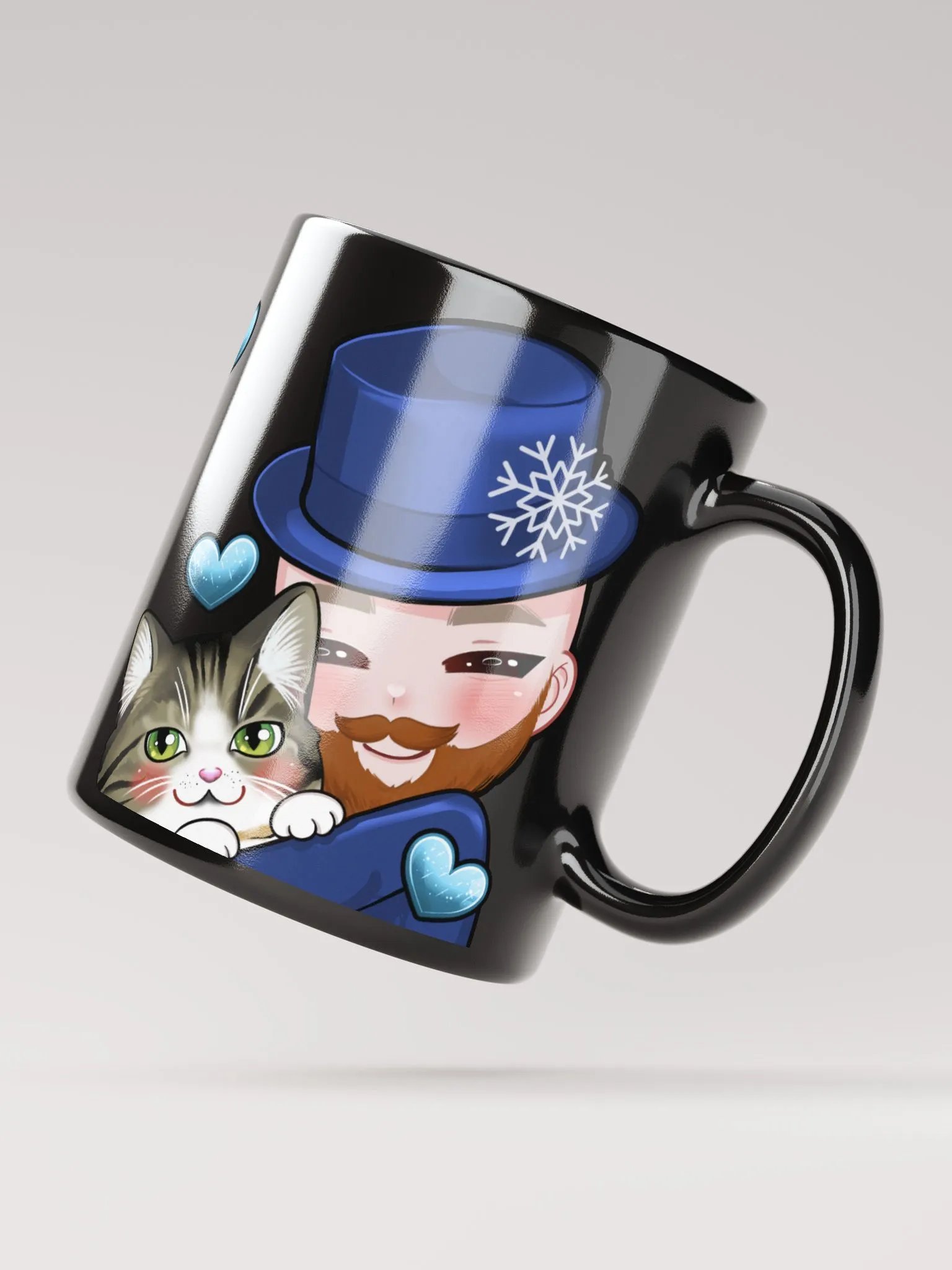 Hug Mug (Black Glossy) product image (2)