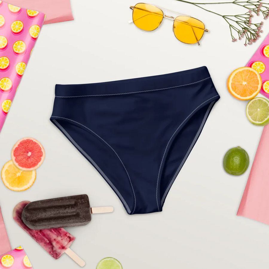 Navy Blue Recycled Bikini product image (11)