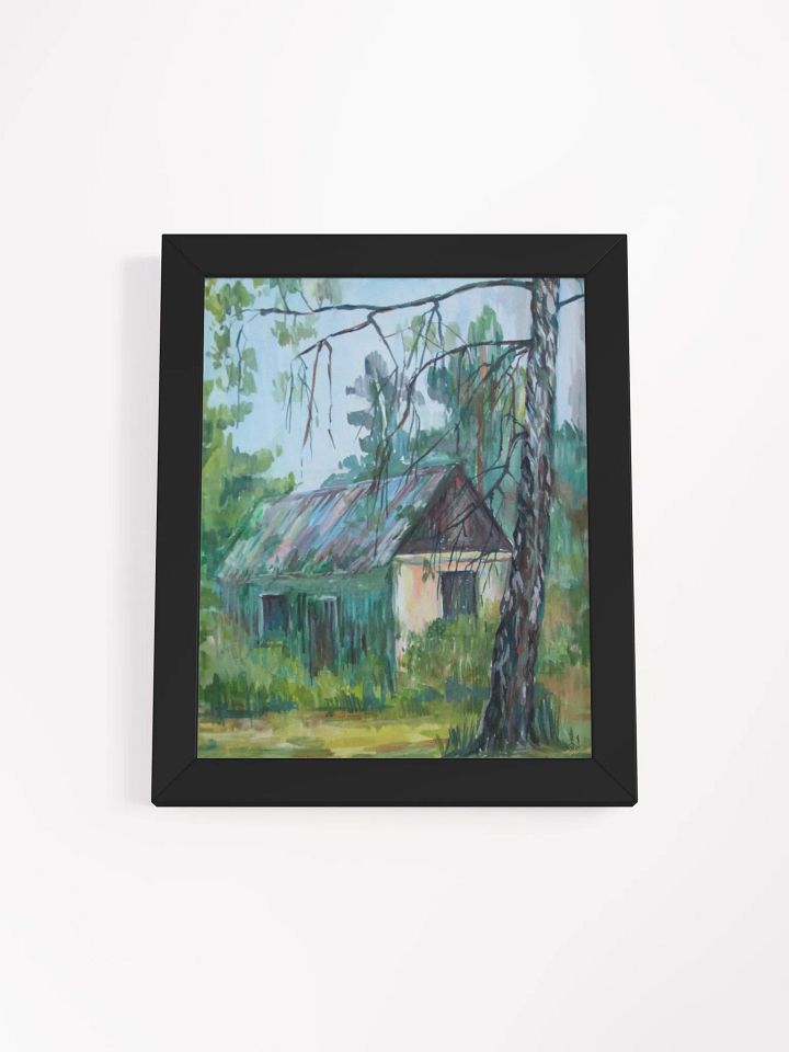 Rustic Serenity Framed Poster - Cute Dacha House product image (2)