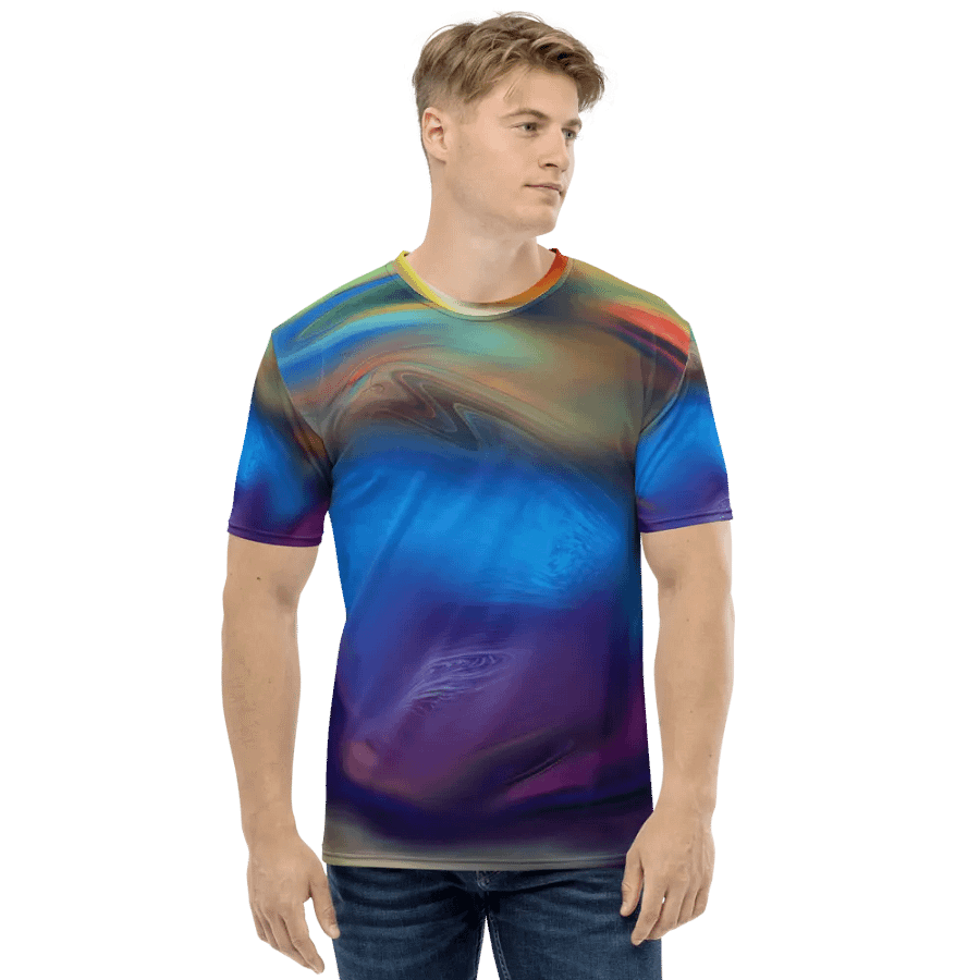 Rainbow Colorful Pattern T-Shirt product image (3)