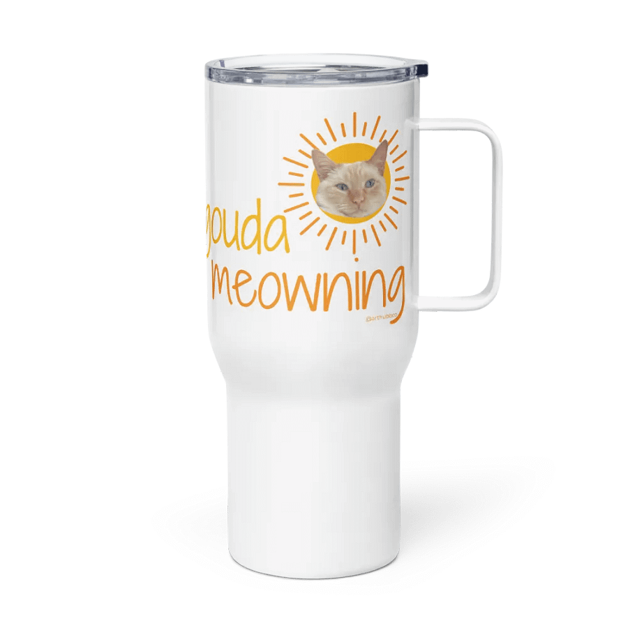Gouda Meowning Travel Mug product image (3)