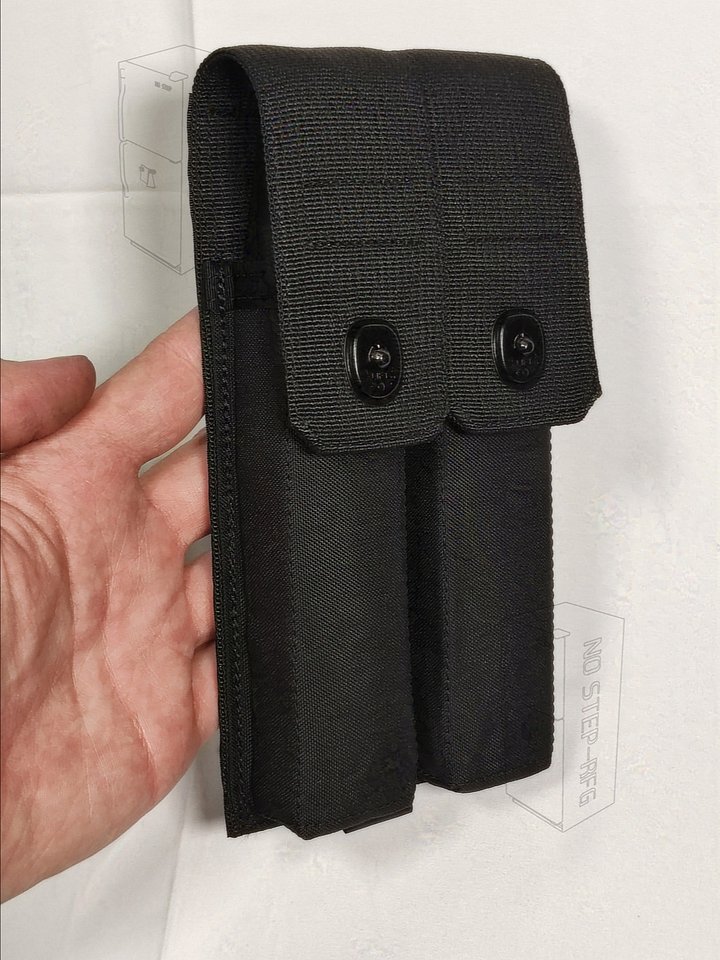 *Made to order* Double MP5 Pouch, Black product image (2)